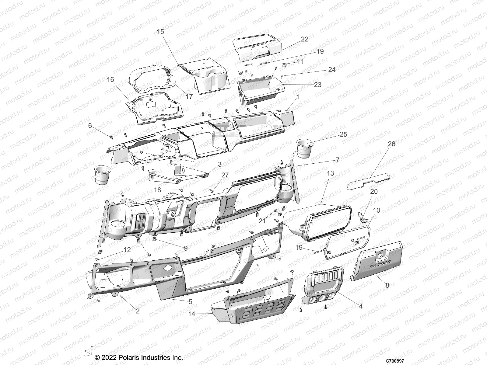 BODY | BODY, DASH -  R23RSE99A9/B9/AJ/BJ/AK/BK/AX/BX (C700777)