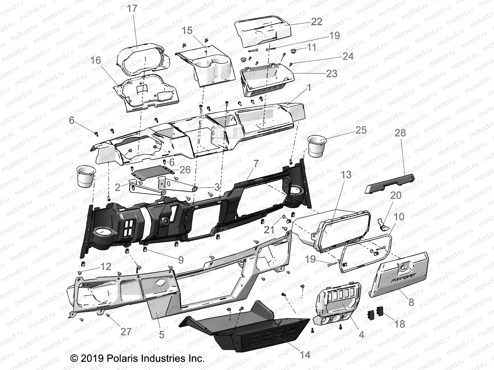 BODY | BODY, DASH STD  - R20RRE99A/B (C700862)