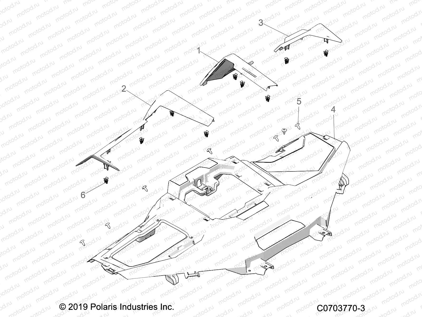 BODY | BODY, DASH, UPPER - Z21RAU92AN/BN (C0703770-3)