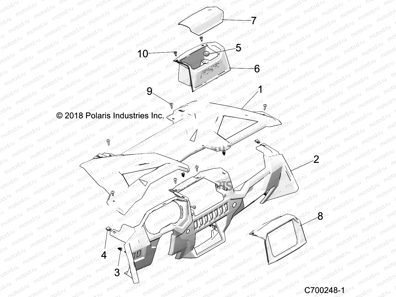 BODY | BODY, DASH - Z19VFE99AD/BD/AK/BK/AN/BN/LD/K99AD/BD/AK/BK/AN/BN/LK/LE/L99AC/BC/M99AL (C700248-1)