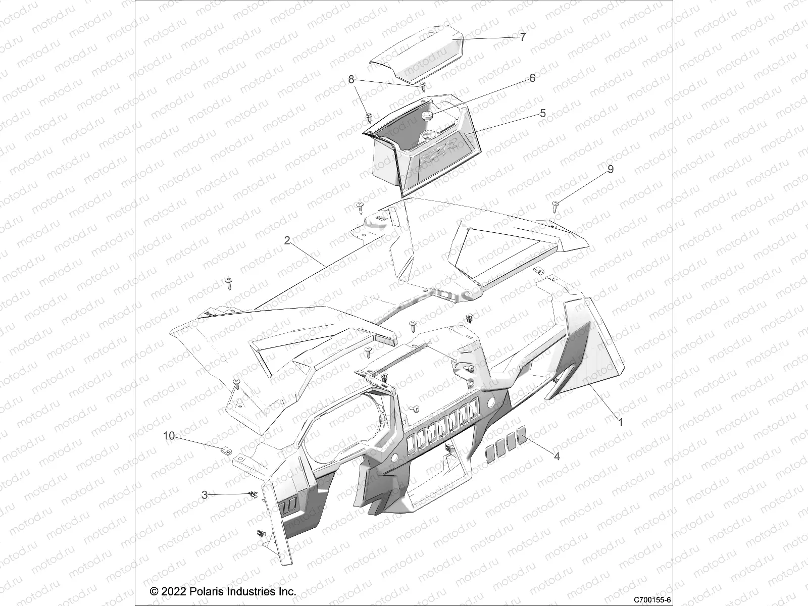 BODY | BODY, DASH - Z22NAV99AK/AR/BK/BR (C700155-6)