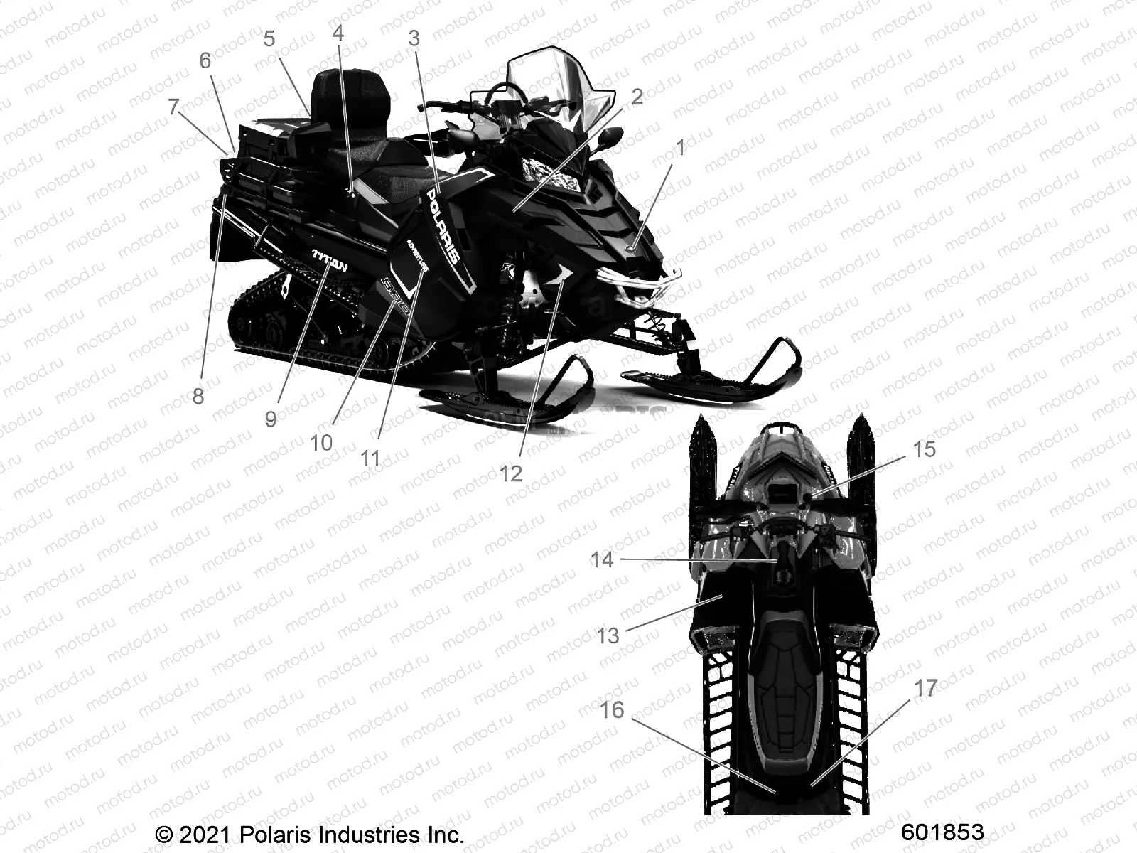 BODY | BODY, DECAL, ADVENTURE, BLACK SIDE PANEL OPTION - S22FJE8PS/PE (601558)