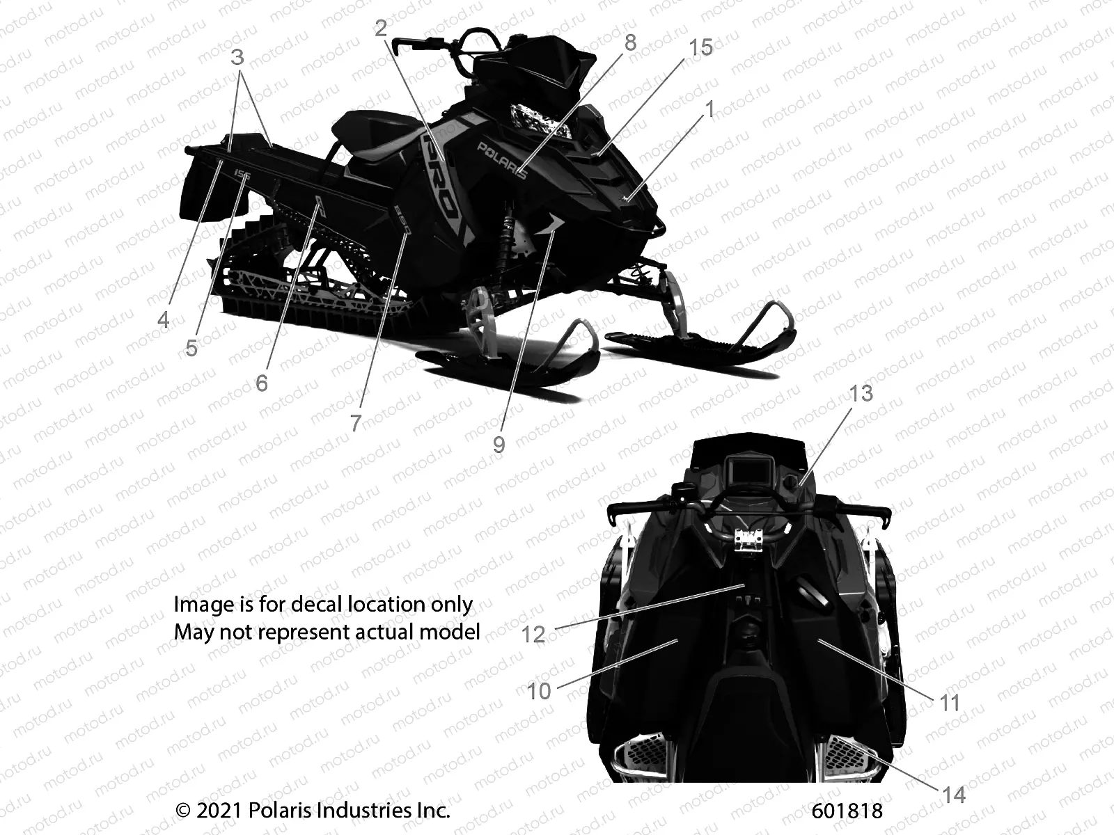 BODY | BODY, DECAL, BLACK SIDE PANEL W/ GRAY ACCENT- S22EFA8RS/EFB8RS (601535)