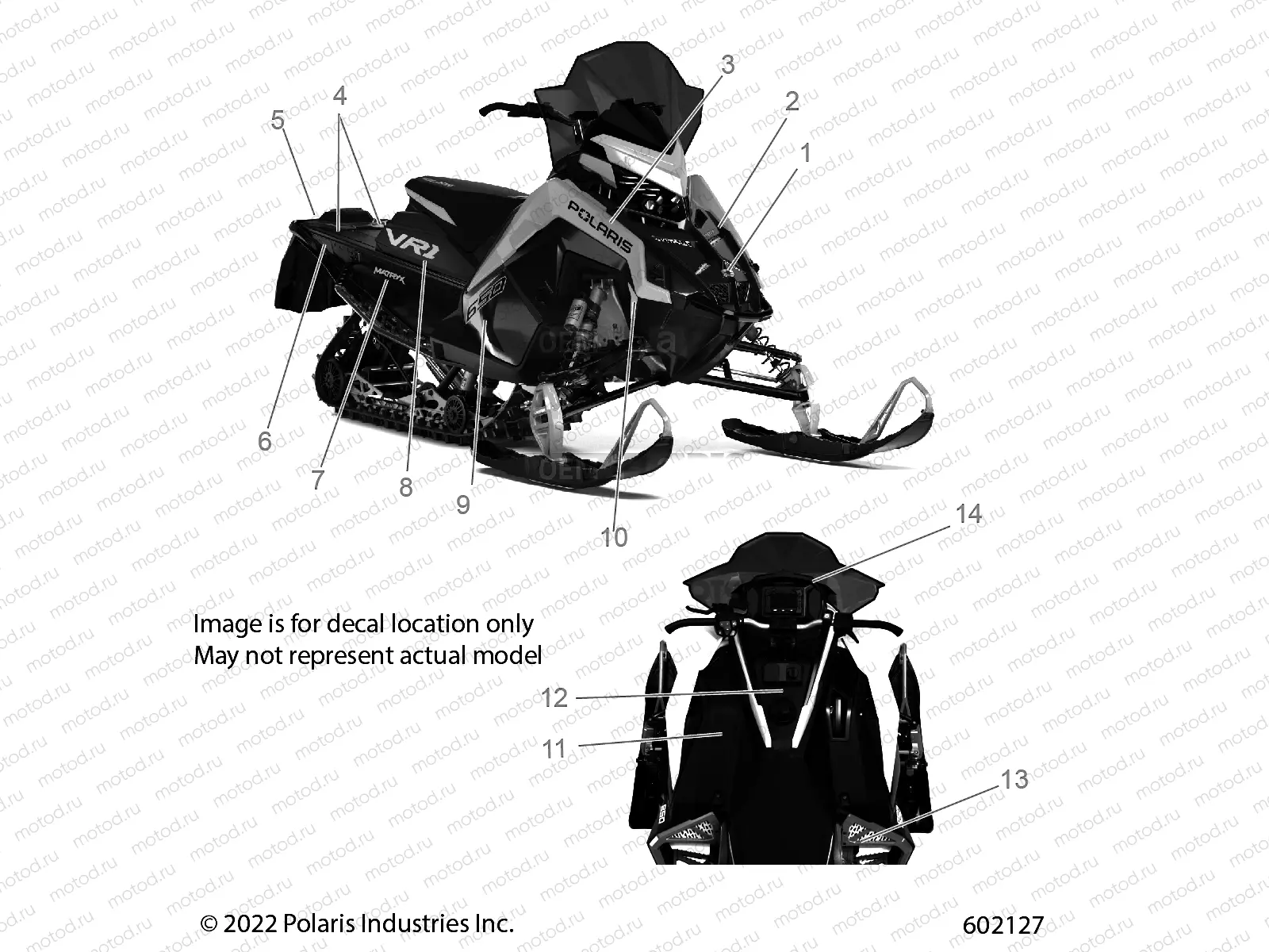 BODY | BODY, DECAL, BLACK SIDE PANEL W/BLACK ACCENT - S23TKV6RS (602127)