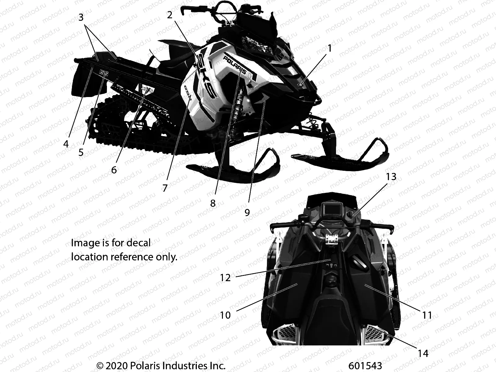 BODY | BODY, DECAL, BLACK SIDE PANEL W/BLK,TITNM ACCENT - S21EFS8RS/8RE (601543)