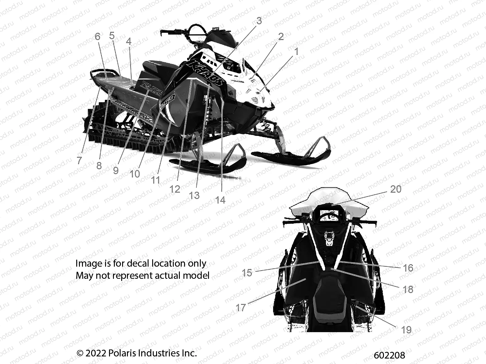 BODY | BODY, DECAL, BLACK SIDE PANEL W/FLAT BLACK ACCENT - S23TFG8RS/8RE (602208)