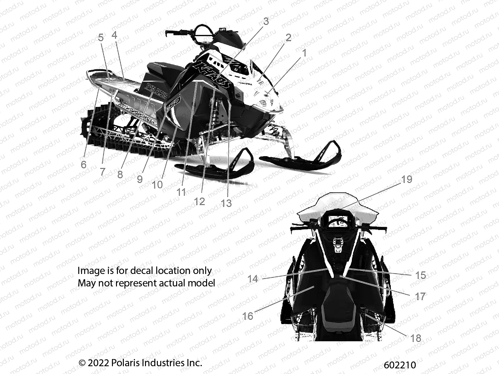 BODY | BODY, DECAL, BLACK SIDE PANEL W/FLAT BLACK ACCENT - S23TGG8RS/TGY8RS (602208)