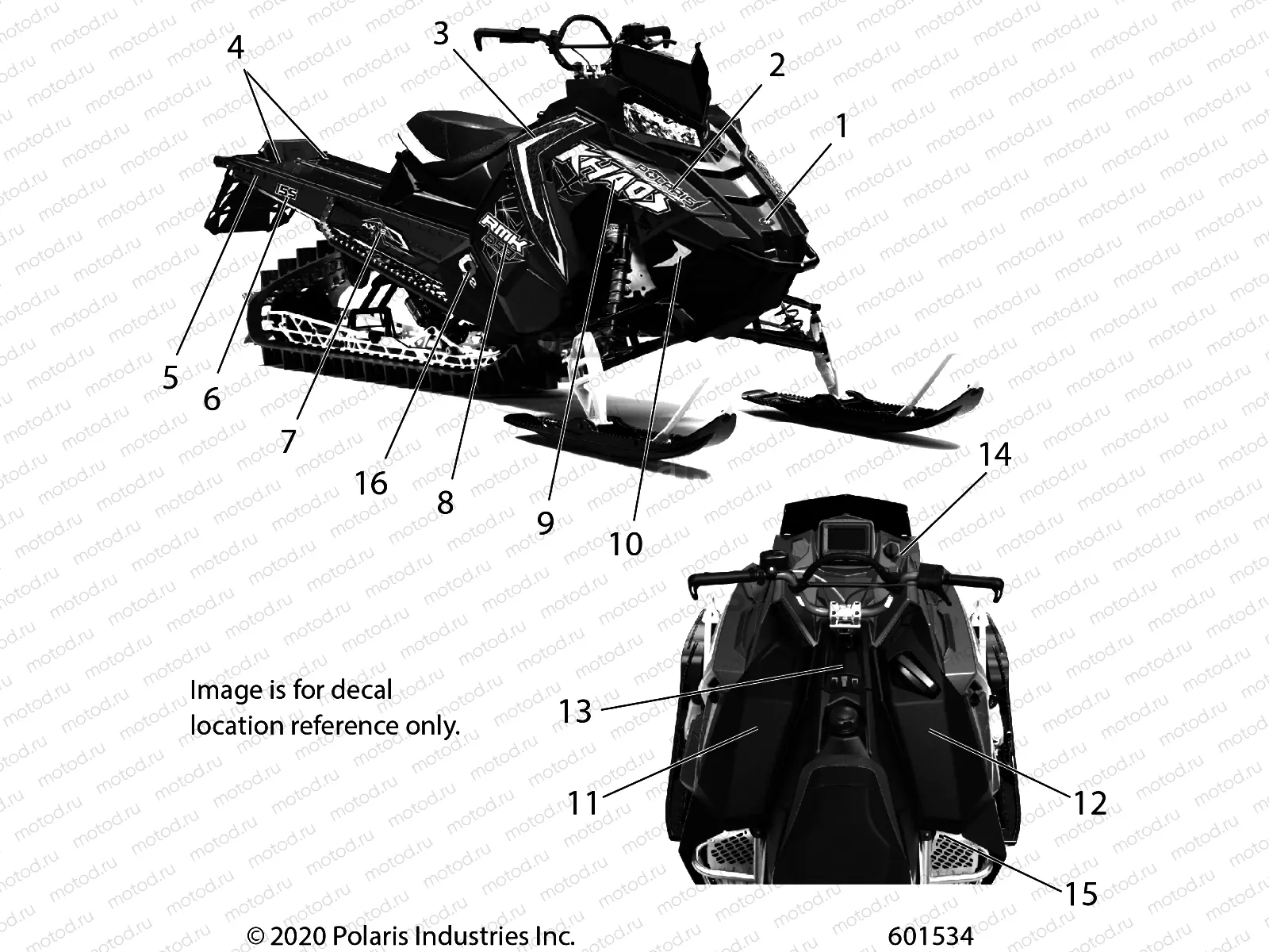 BODY | BODY, DECAL BLUE SIDE PANEL OPTION - S21EFT8R/EFN8R (601534)