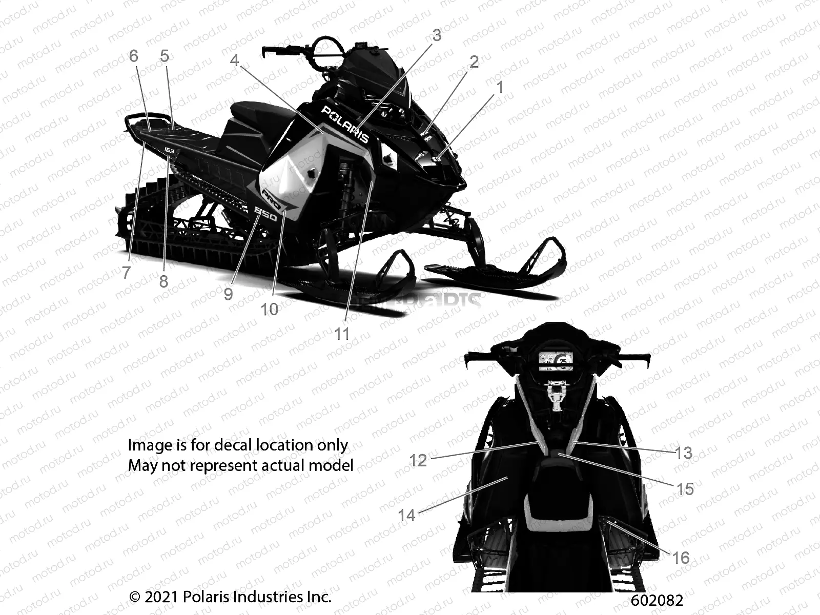 BODY | BODY, DECAL, RED SIDE PANEL W/BLACK ACCENT - S22TGW8RS/8RE/TGM8RS/8RE (602082)