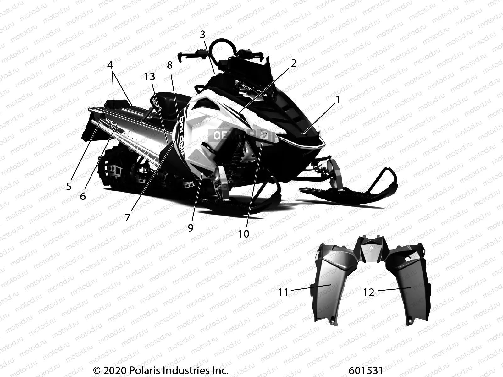 BODY | BODY, DECAL - S21CEU5BSL/BEL (601531)