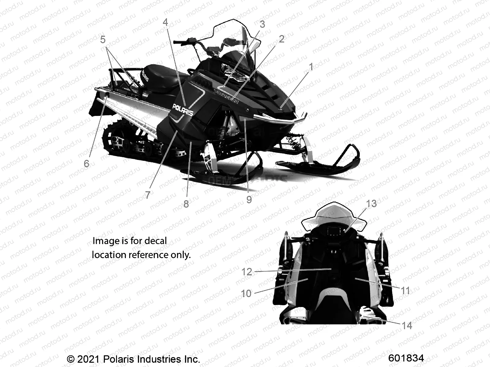 BODY | BODY, DECAL - S22CEF5TSL (601834)