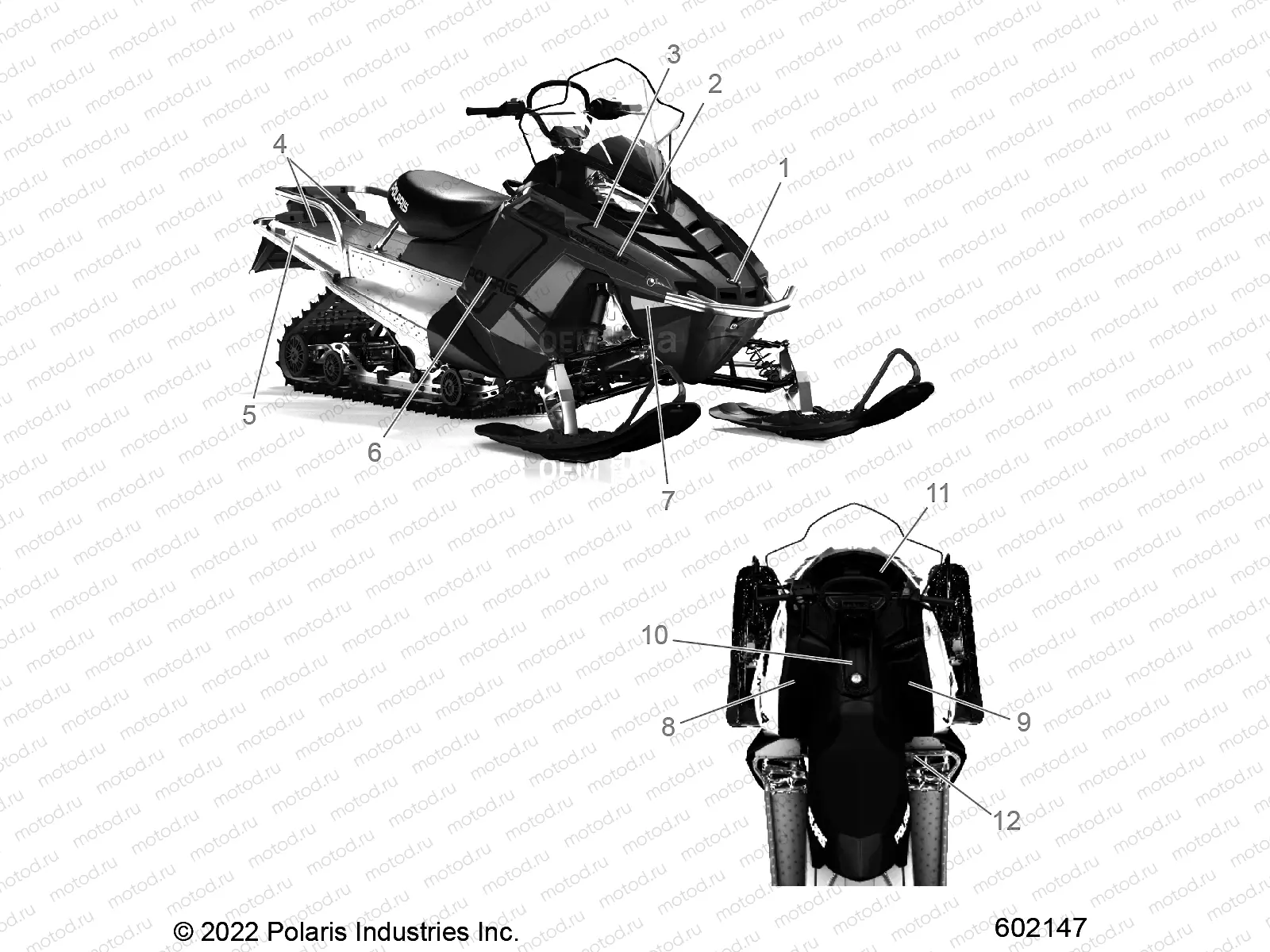 BODY | BODY, DECAL - S23CFF5TSL (602147)