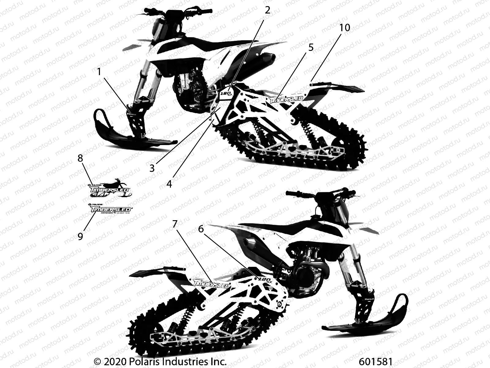 BODY | BODY, DECALS, 120 SX - J22FBLXXXA (C601581)