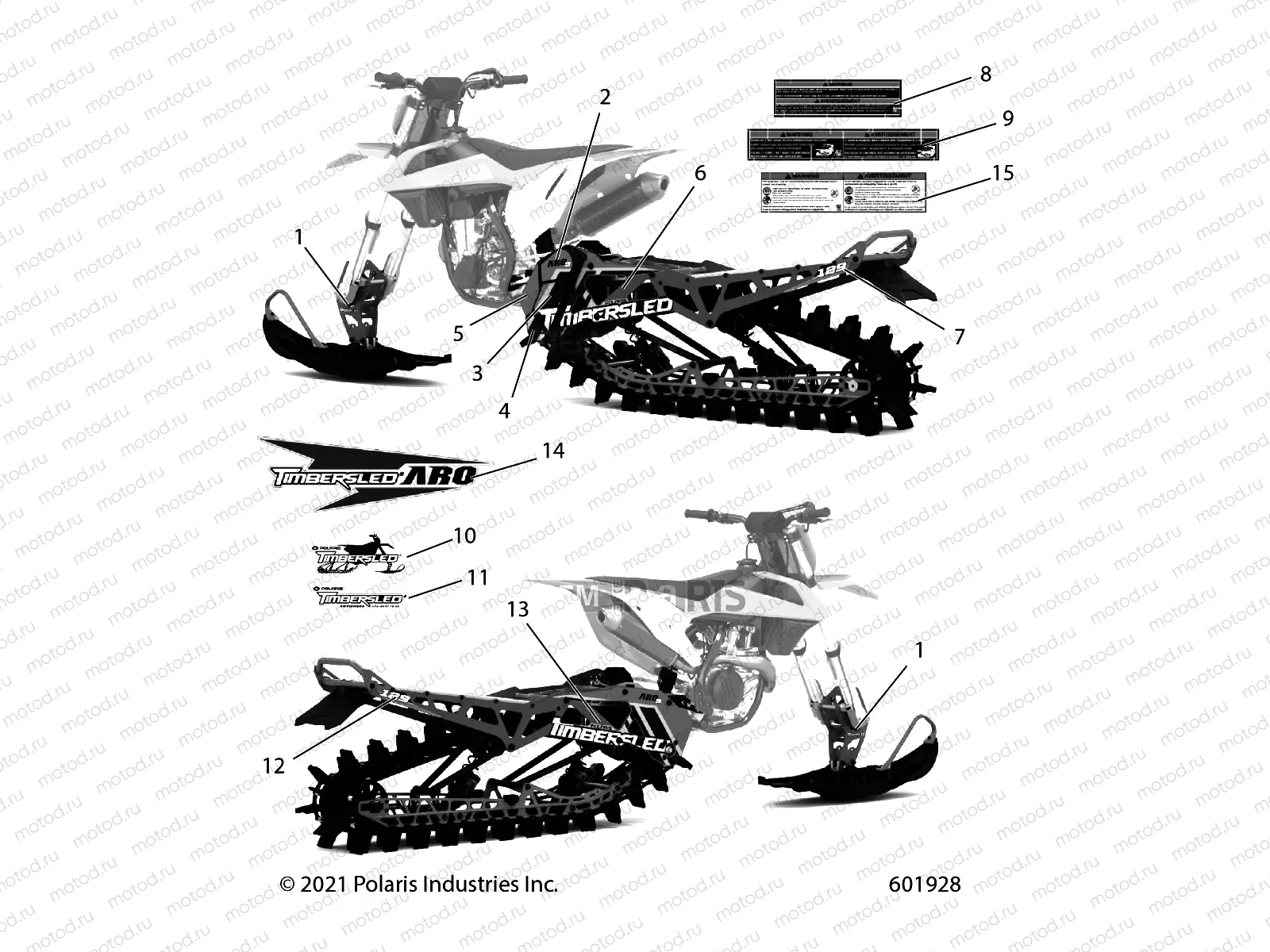BODY | BODY, DECALS (129 3 PRO/3 S PRO WHITE OPT.) - J22UMCXXXW/UMFXXXW (601928)