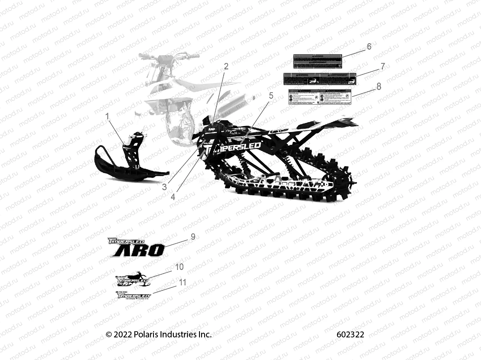 BODY | BODY, DECALS, 129 SPORT/ S SPORT - J23UKBX/UKEX (601374)