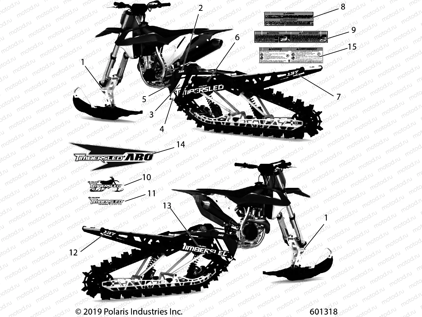 BODY | BODY, DECALS (129/137 BLACK OPT.) - J21UKB/UKC/UMC/USB/USC (601318)