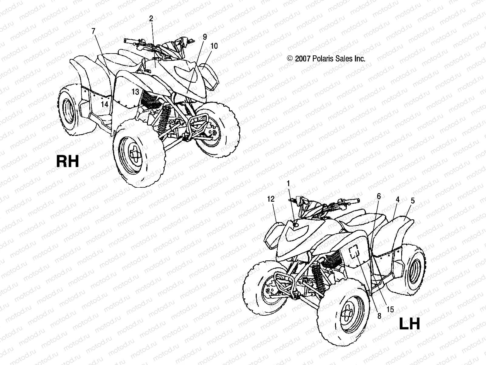 BODY | BODY, DECALS - A08PB20EB (49ATVDECAL08PHXQD)