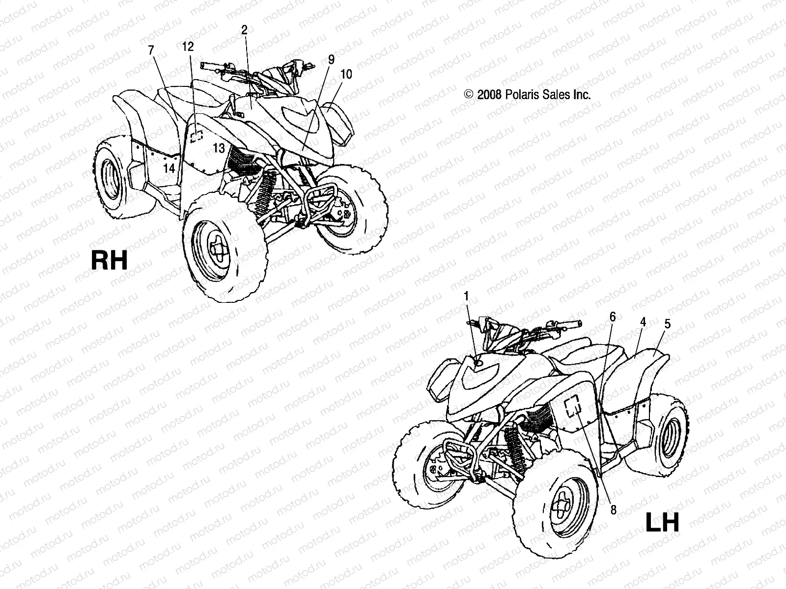 BODY | BODY, DECALS - A09PB20EB (49ATVDECAL09PHXQD)