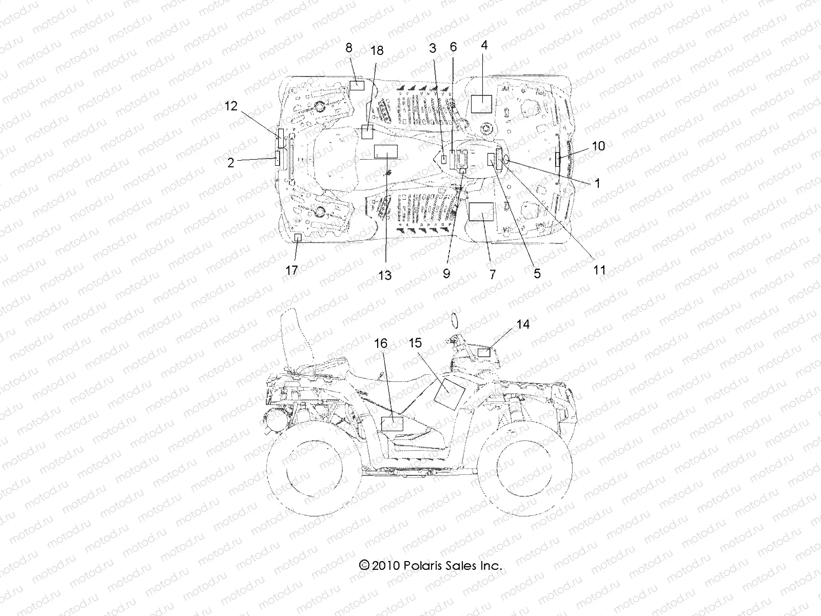 BODY | BODY, DECALS - A11DX85FF (49ATVDECAL11SPTRGEPS850I)