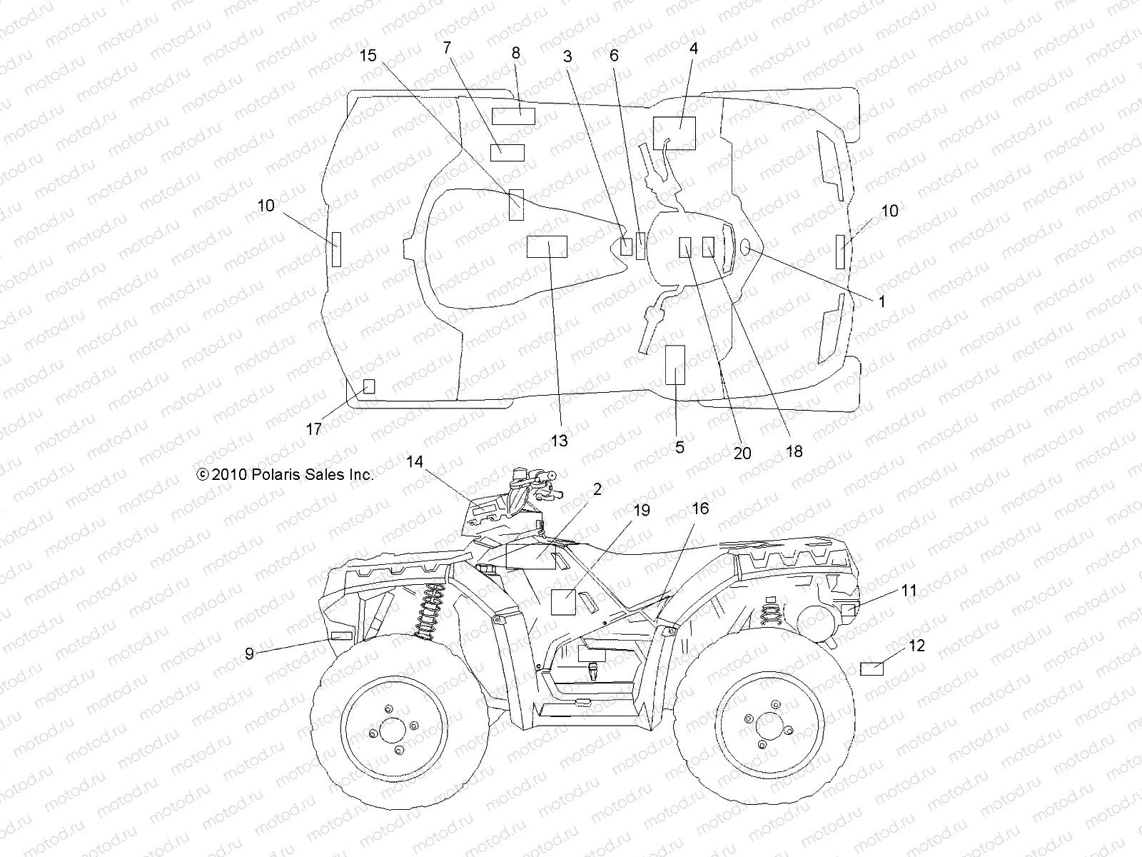 BODY | BODY, DECALS - A11ZX85AB/AK/AL/AO/AS/AT/AW/AX (49ATVDECAL11SPXPEPS850)