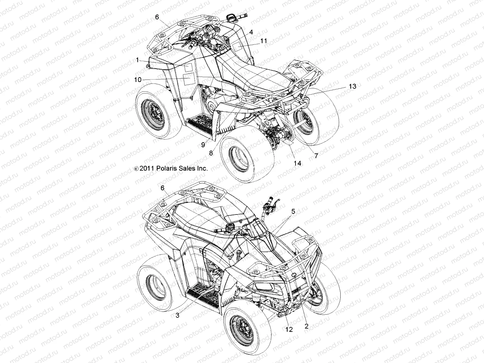 BODY | BODY, DECALS - A12EA32AA (49ATVDECAL12BOSS)