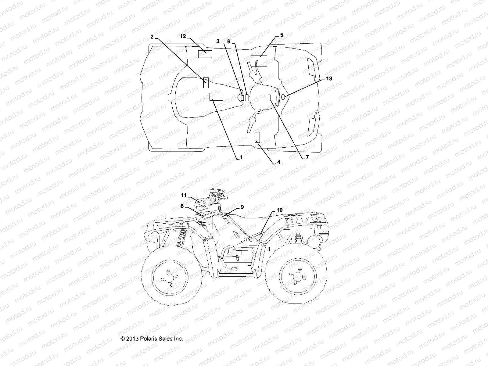 BODY | BODY, DECALS - A14YN8EAJ/EAT (49MVDECAL14850WV)