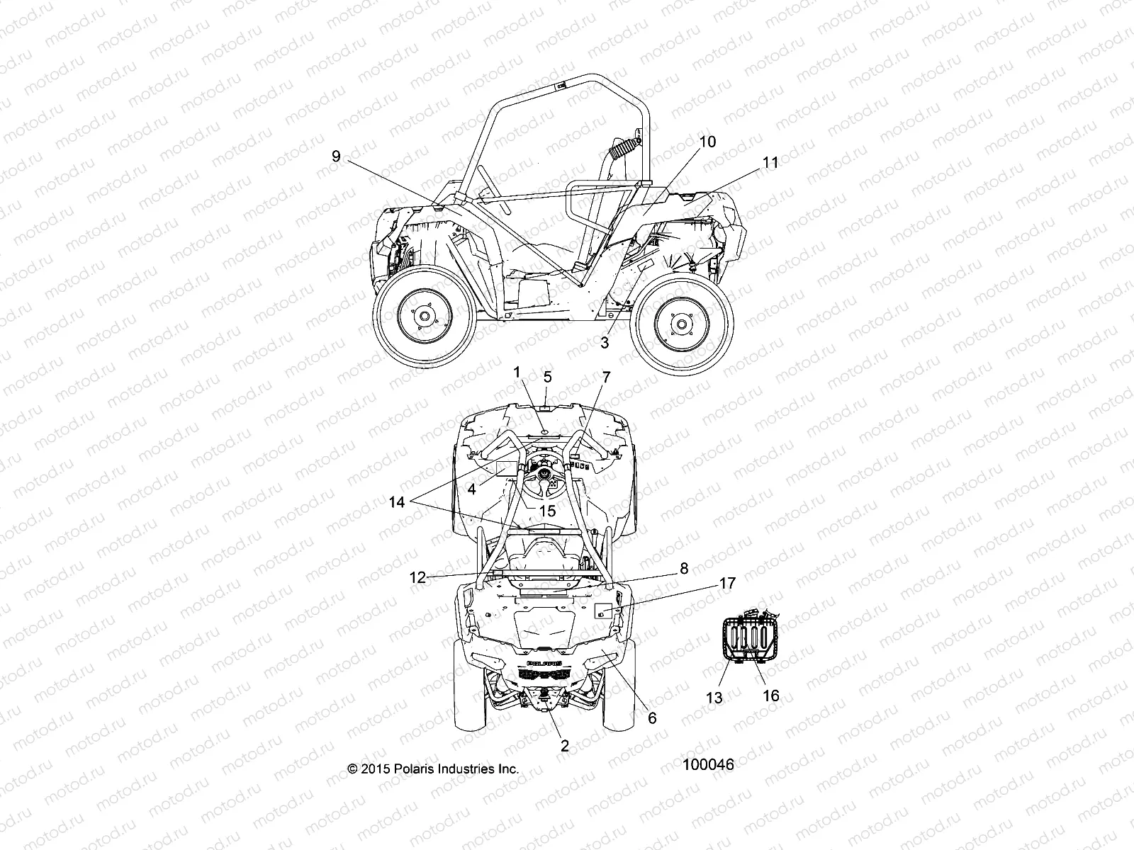 BODY | BODY, DECALS - A15DAA32EA/EJ (100046)
