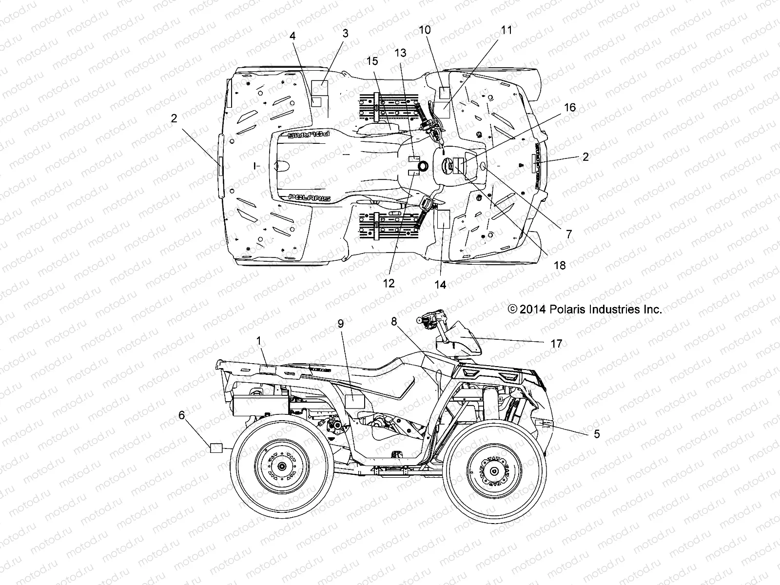 BODY | BODY, DECALS - A15SEE57AA/AC/AJ (49ATVDECAL1570EPS)