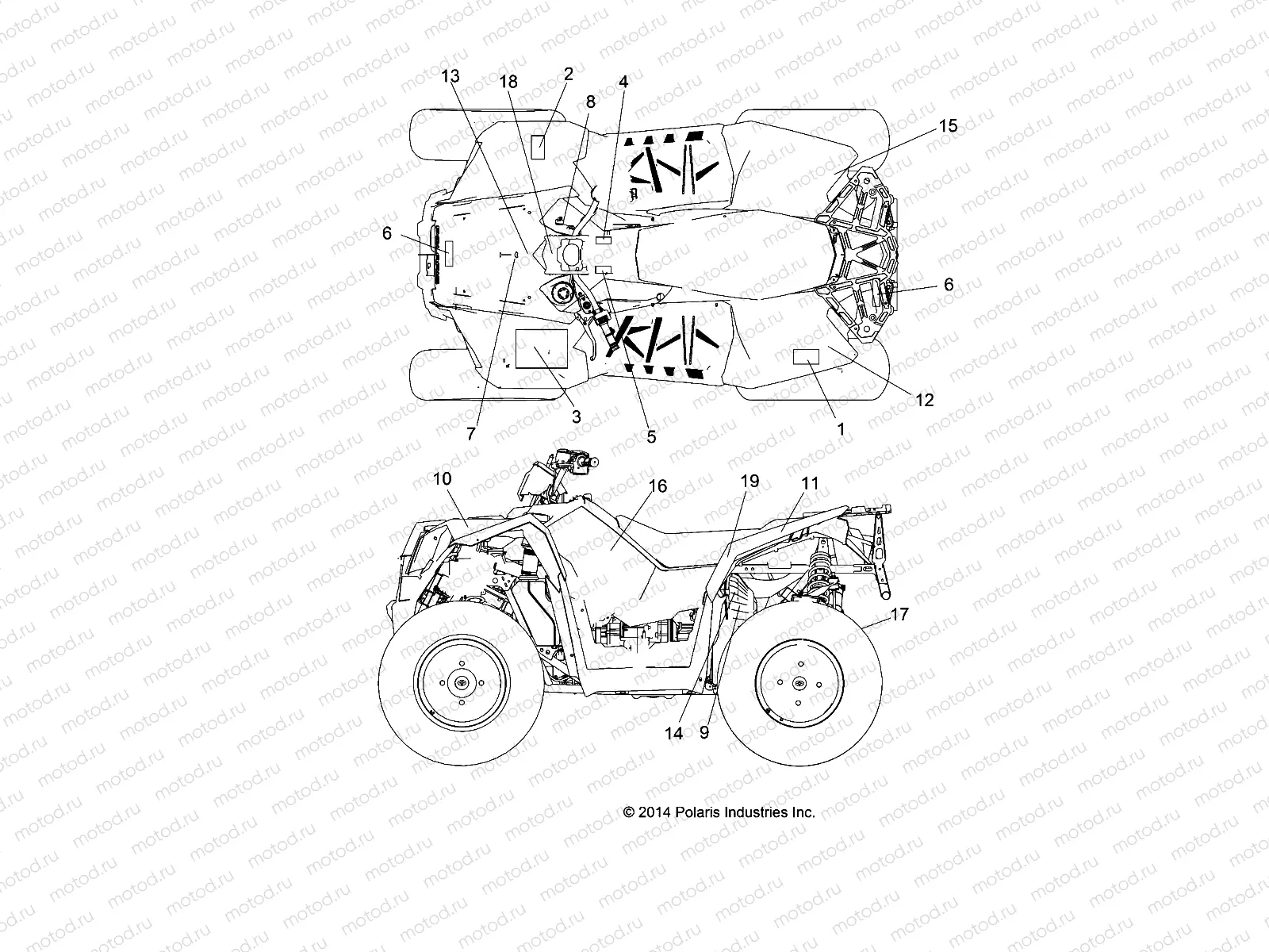 BODY | BODY, DECALS - A15SVE95FW (49ATVDECAL15SCRMEU)