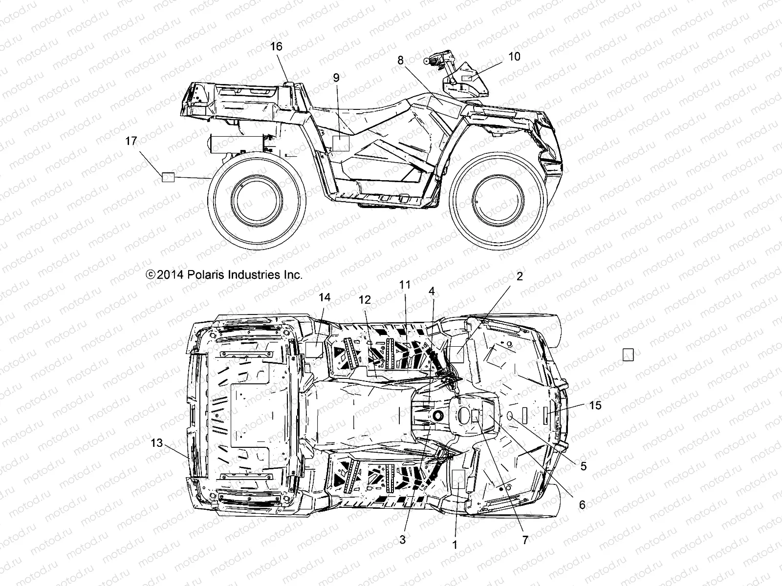 BODY | BODY, DECALS - A15SWE57FA (49ATVDECAL15X2EU)