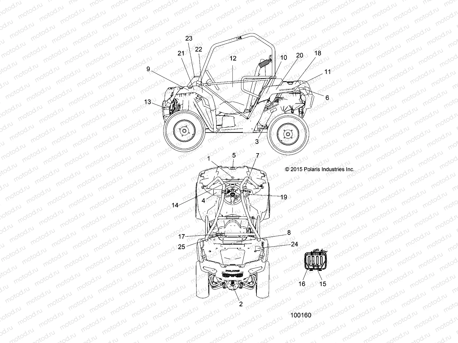 BODY | BODY, DECALS - A16DAA57A5/A7/L2/E57A9/E57AM (100160)