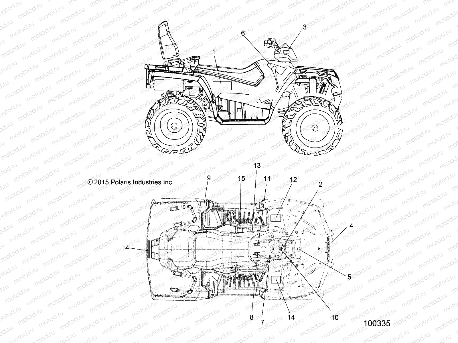 BODY | BODY, DECALS - A16SDC57C2 (100335)