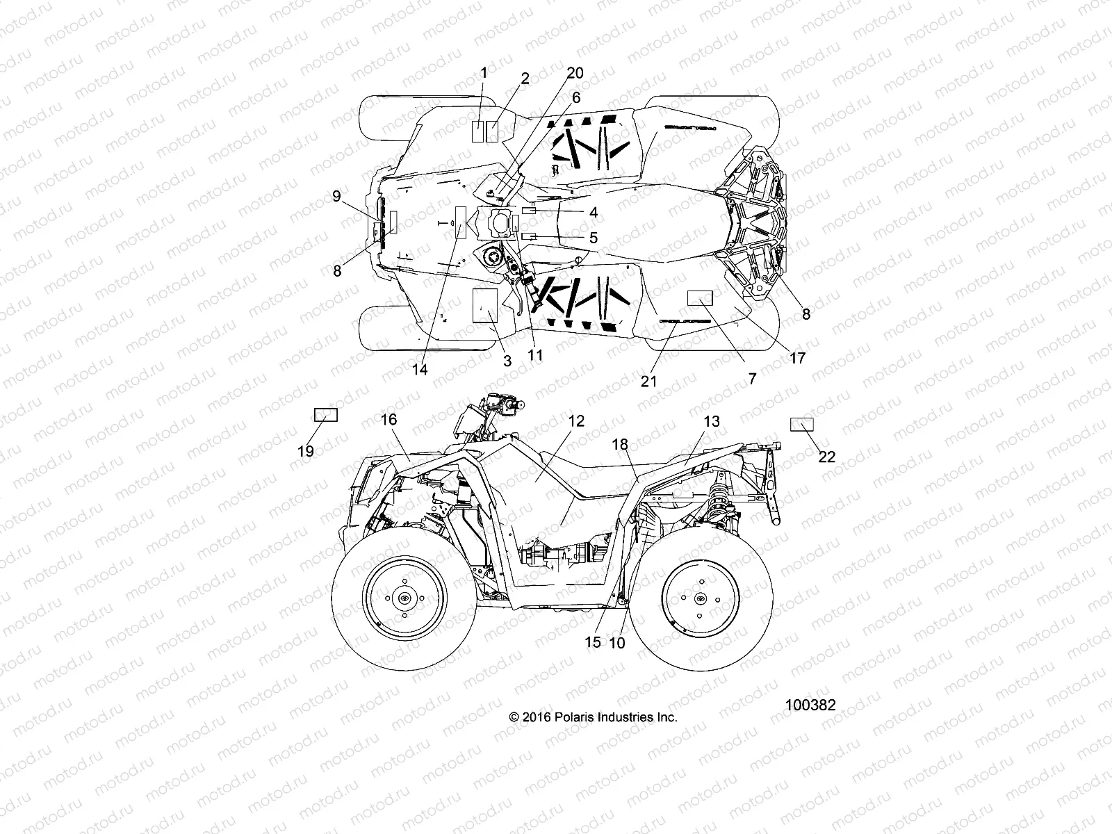 BODY | BODY, DECALS - A16SVS95CM/T95C2
