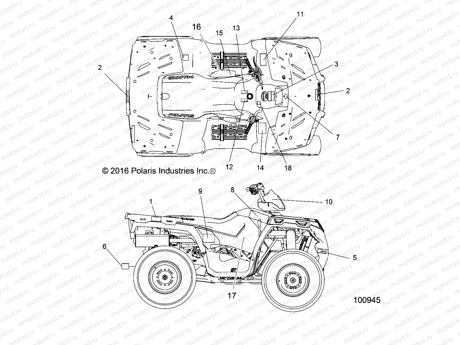 BODY | BODY, DECALS - A17SEA57N1/EE57N1/NL