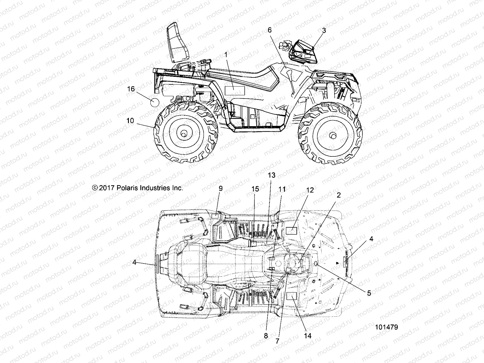 BODY | BODY, DECALS - A18SDA57F1/SDE57F1 (101479)