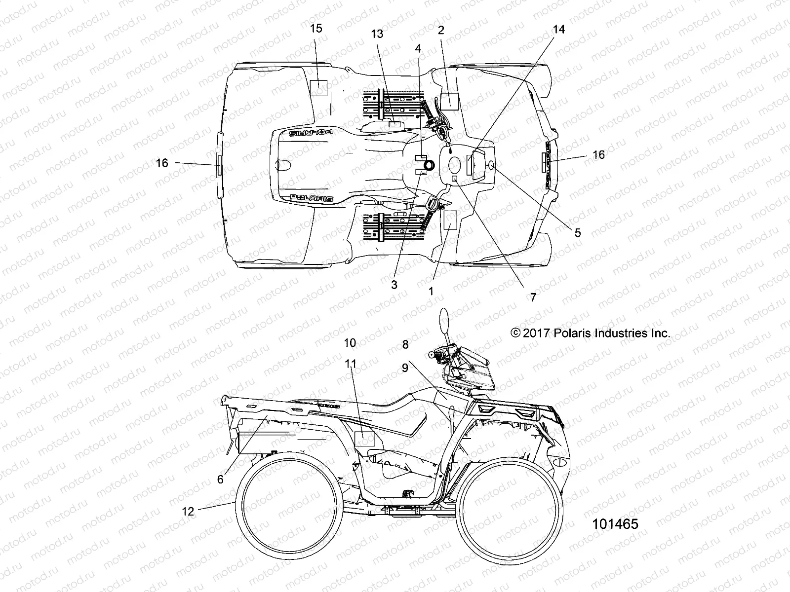 BODY | BODY, DECALS - A18SEA57F1/SEE57F1/7 (101465)