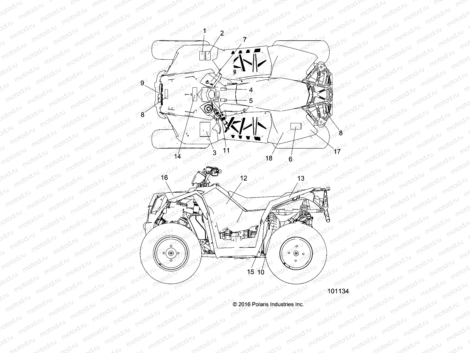 BODY | BODY, DECALS - A18SVE95FR