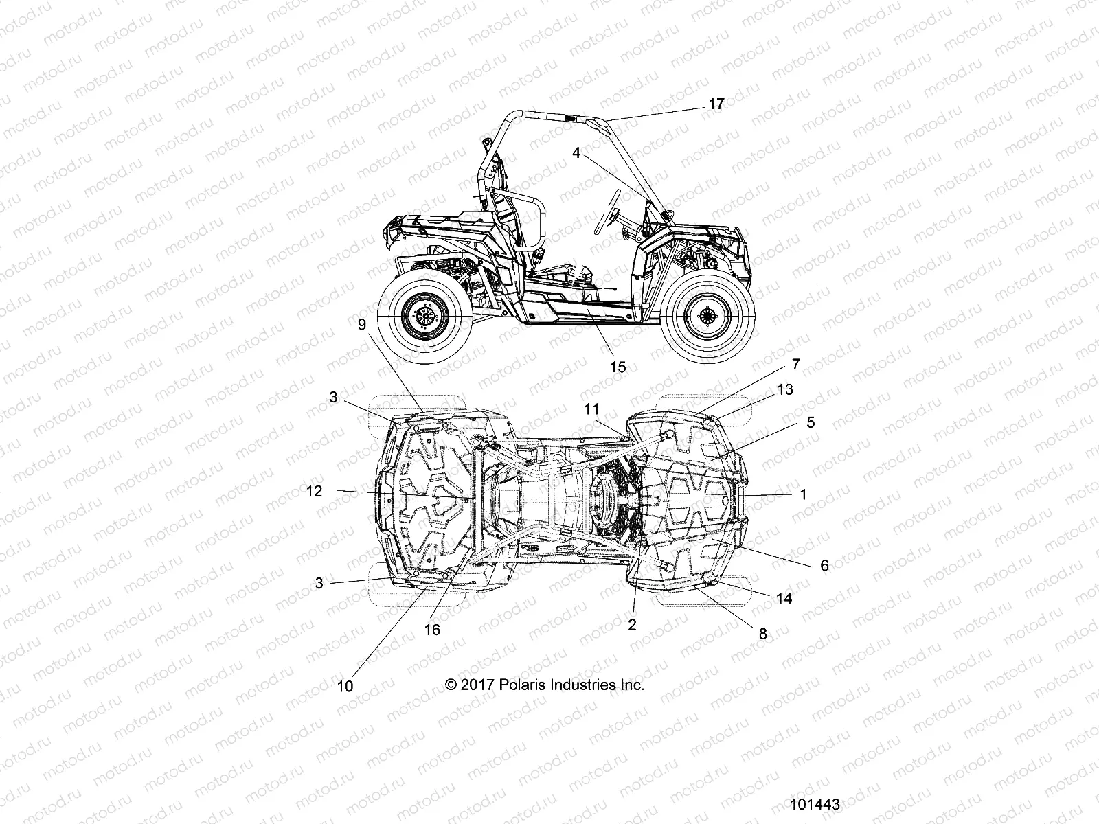 BODY | BODY, DECALS - A19HAA15A7/B7 (101443)