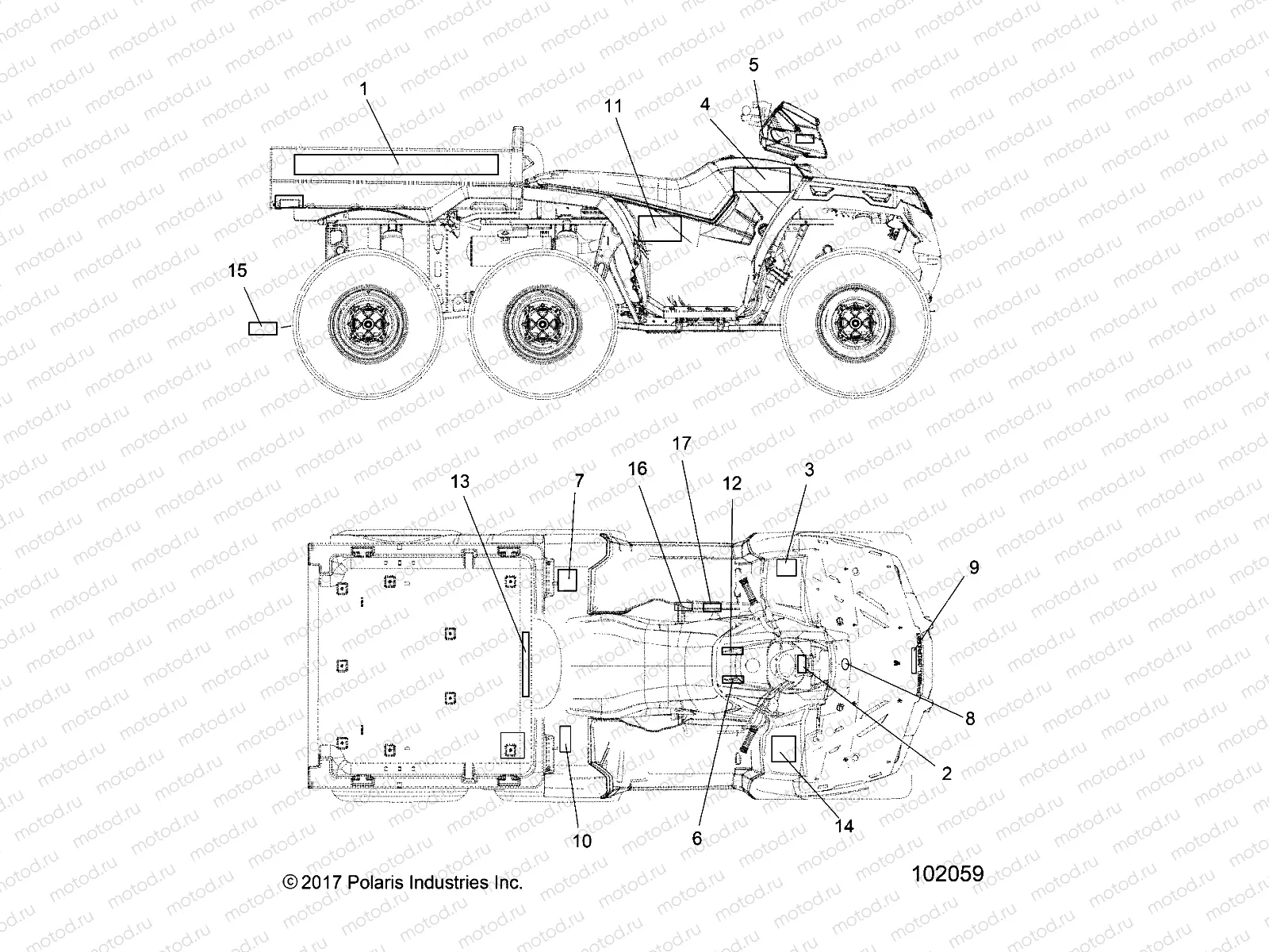 BODY | BODY, DECALS - A19S6E57F1/FL