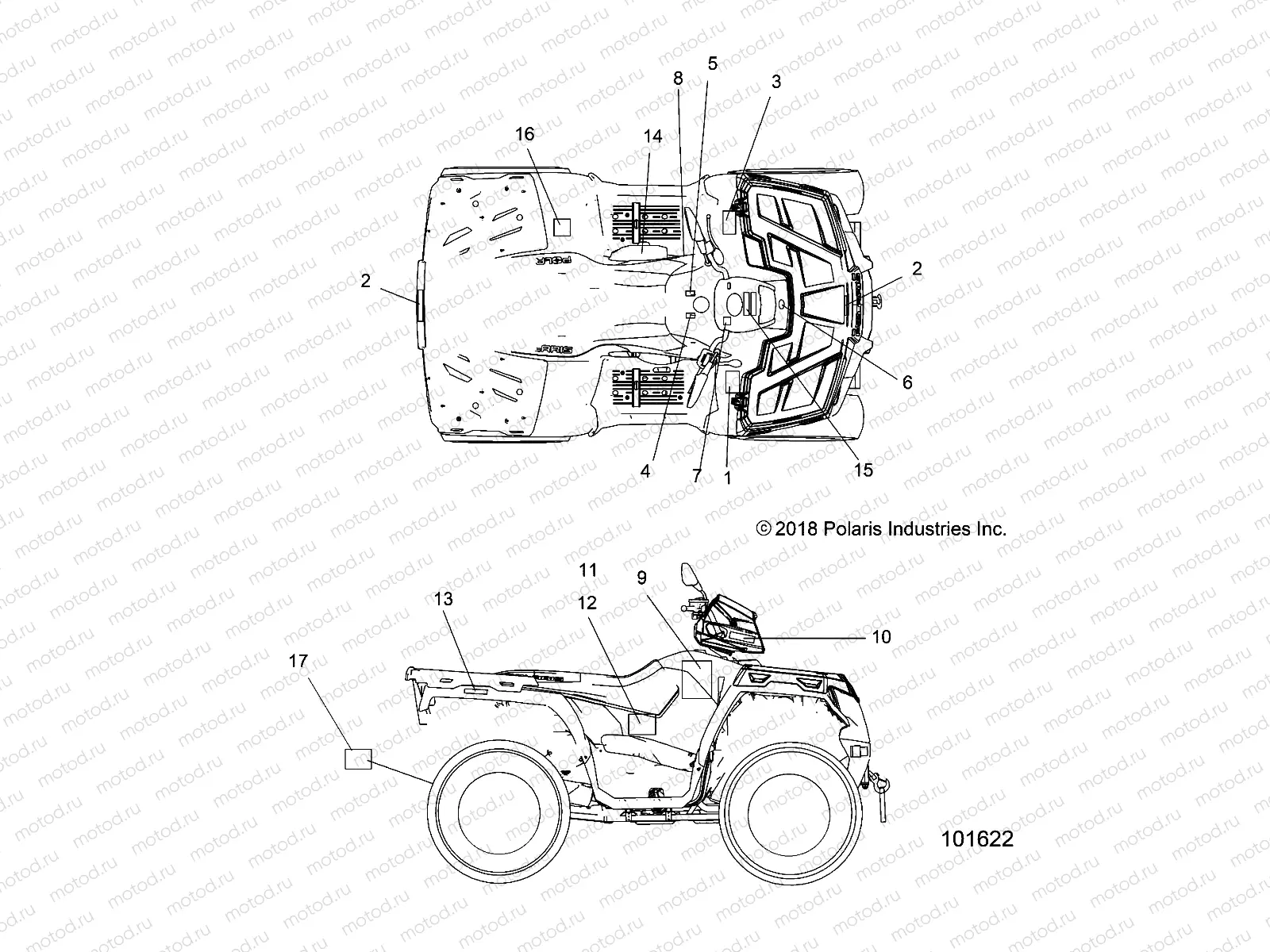 BODY | BODY, DECALS - A19SHE57RS