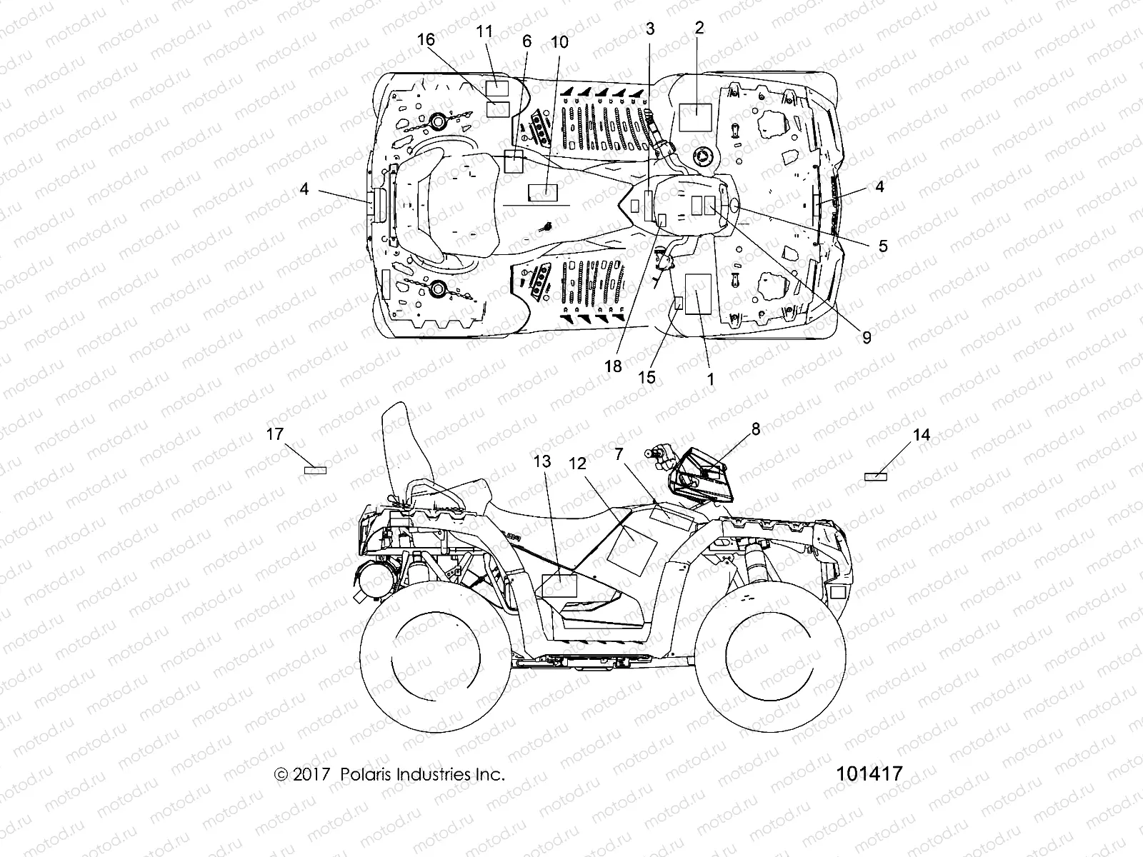 BODY | BODY, DECALS - A19SYS95CH (101417)