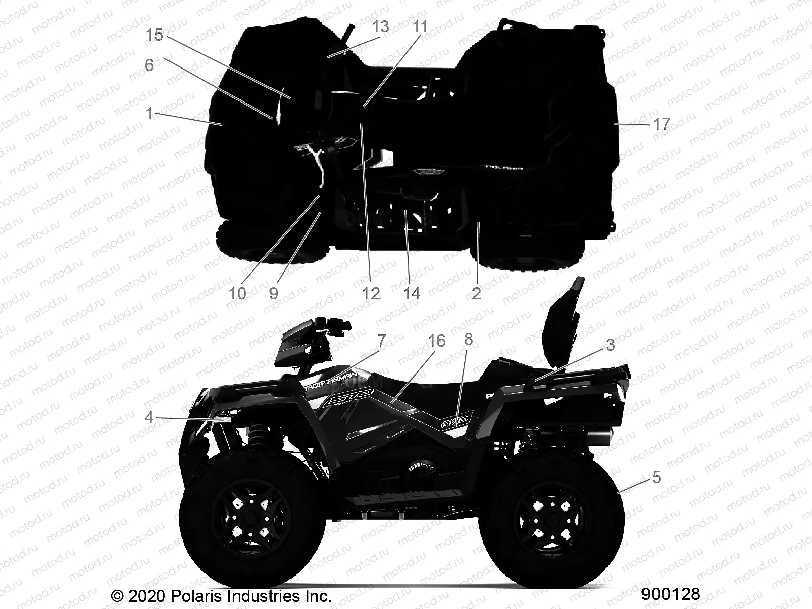 BODY | BODY, DECALS - A20SJE57AX/BX (900128-01)