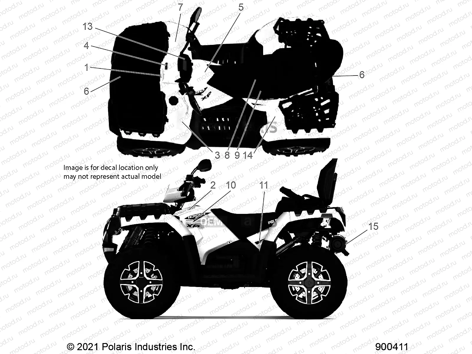 BODY | BODY, DECALS - A22SYE95KP (900411)