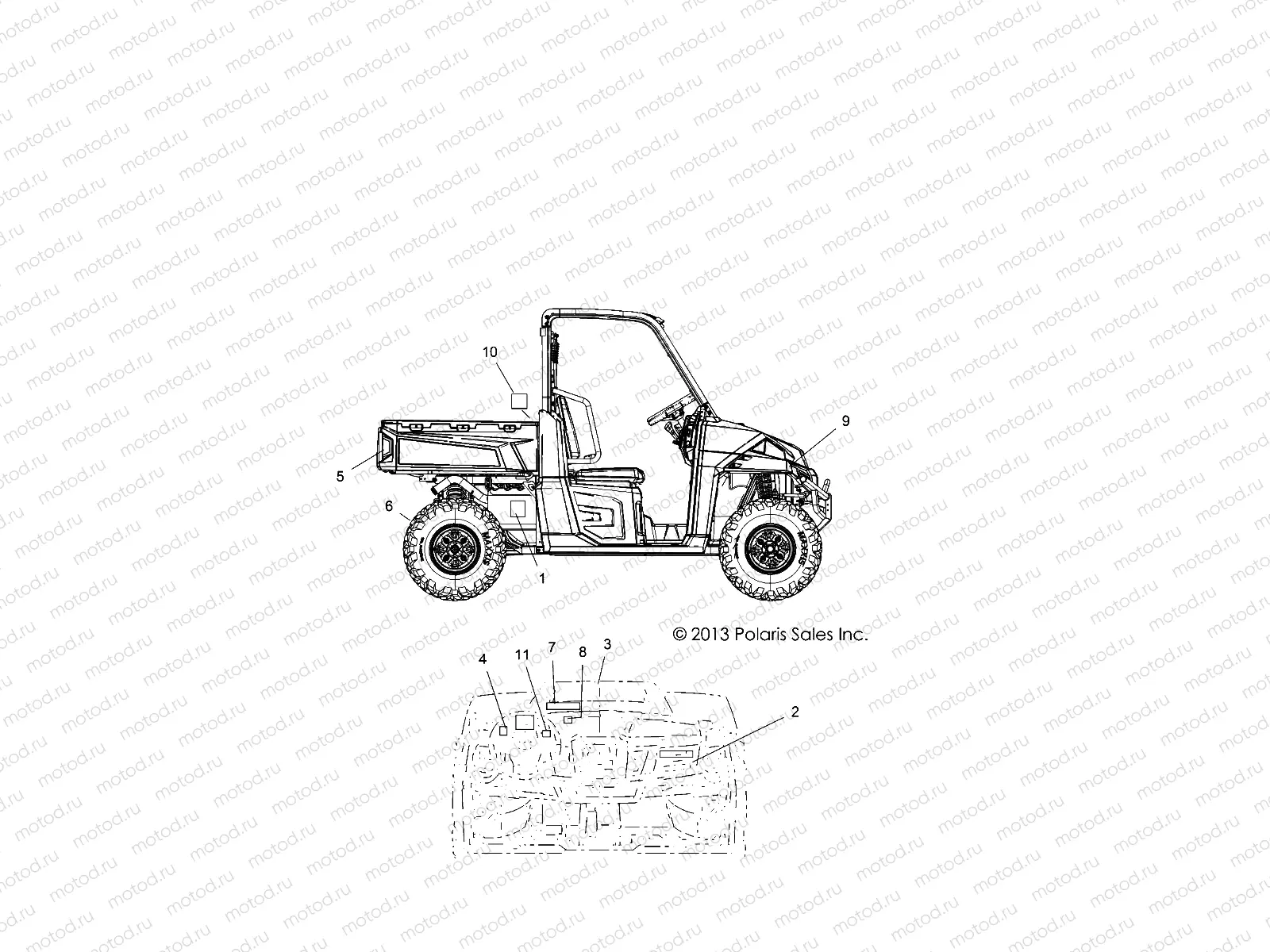 BODY | BODY, DECALS, COMMON - R14UH88/9E/9EAN/9EAI/9EAIC (49RGRDECAL14900XP)