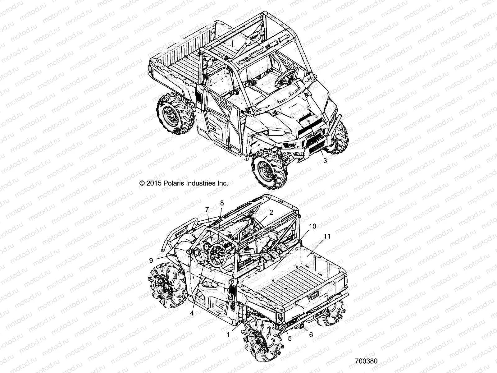 BODY | BODY, DECALS, COMMON - R16RT_87 ALL OPTIONS (700380)