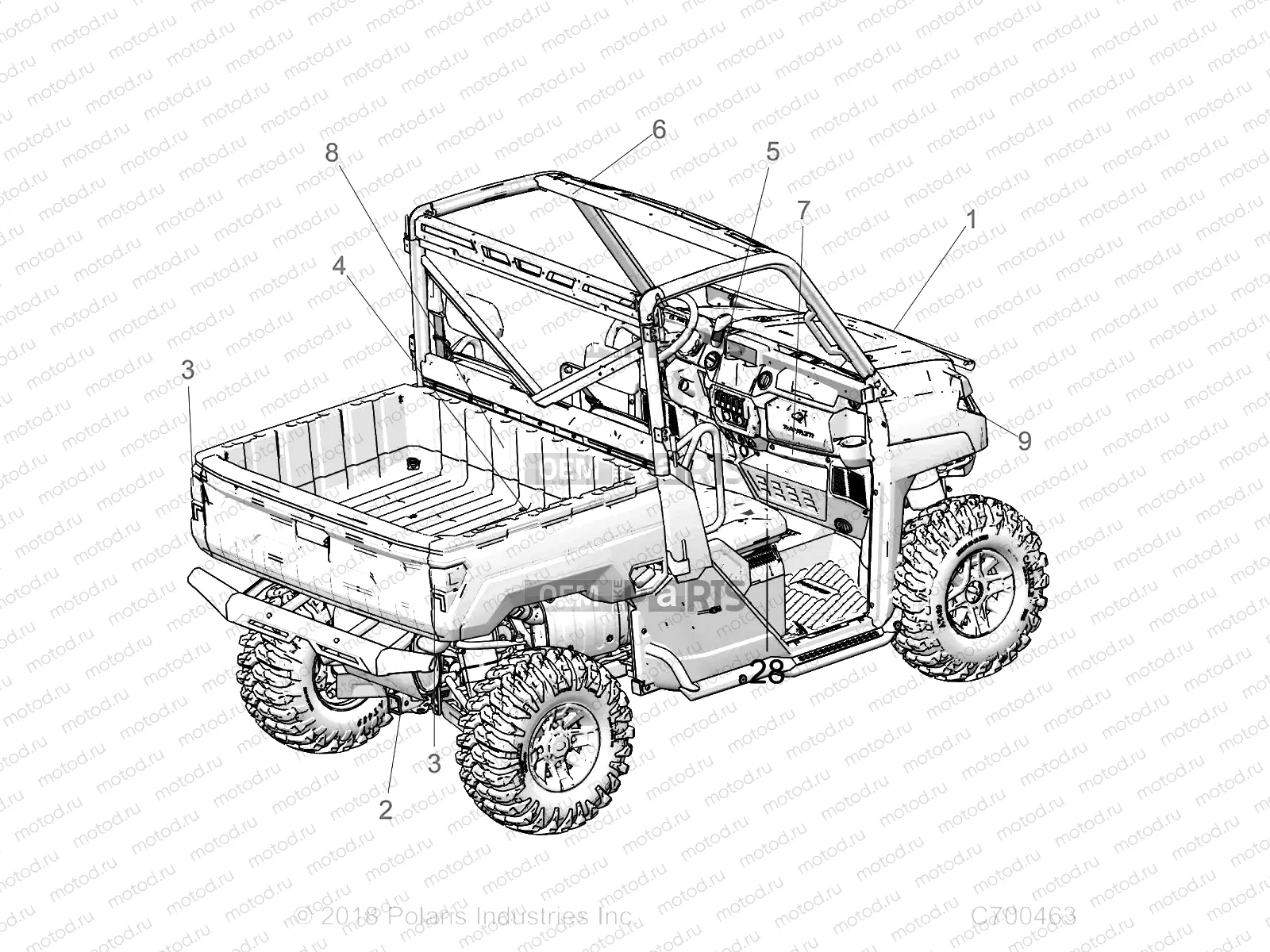 BODY | BODY, DECALS COMMON - R19RRU99/A/B (C700463)