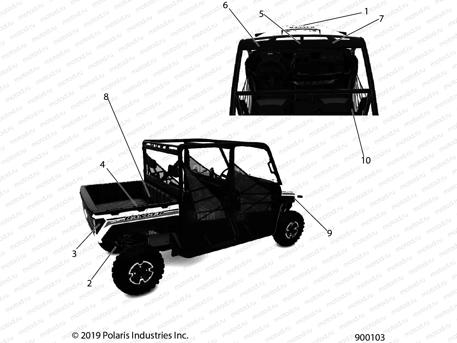 BODY | BODY, DECALS COMMON - R20RSR99A/B (900103)