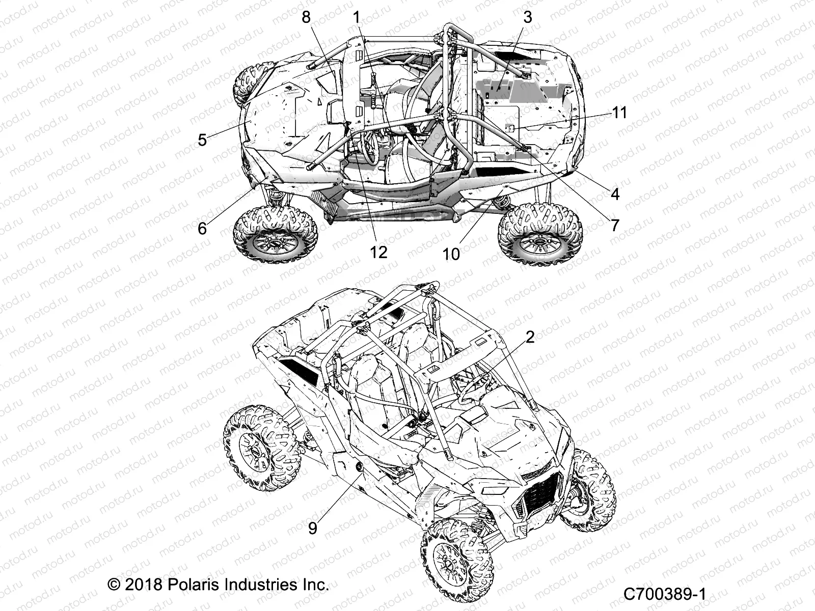 BODY | BODY, DECALS COMMON - Z19VDE92LM (C700389-1)