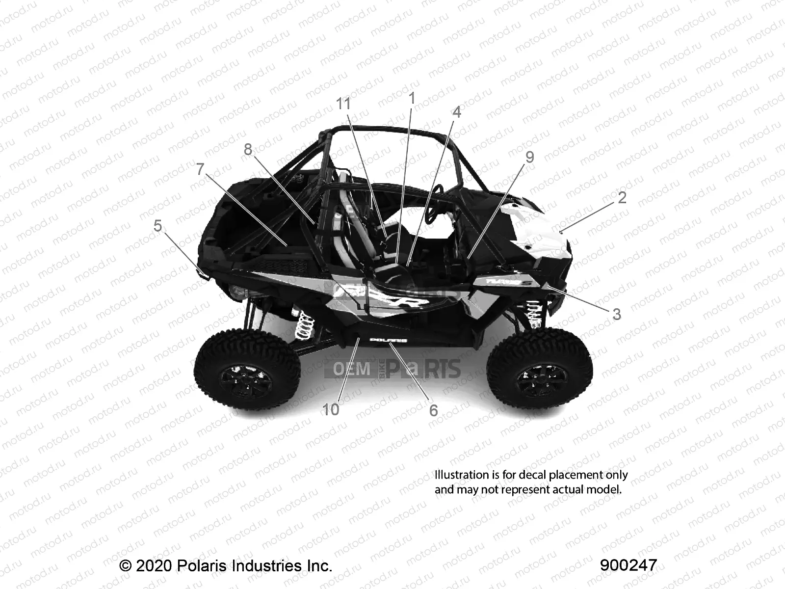 BODY | BODY, DECALS COMMON - Z21PAE92AE/AN/BE/BN/L92AL/AT/BL/BT (900247)