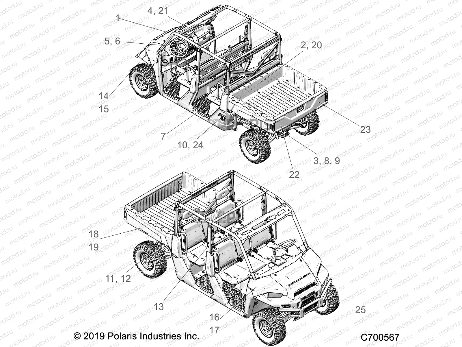BODY | BODY, DECALS - D19BEPD4B4 (C700567)